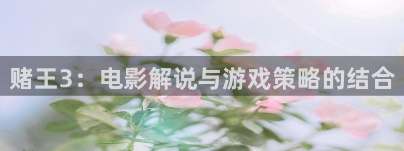 大兴的西瓜：赌王3：电影解说与游戏策略的结合